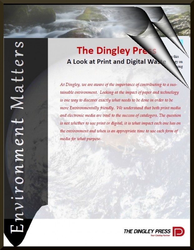 Cover Pages for A Look at Print & Digital Waste