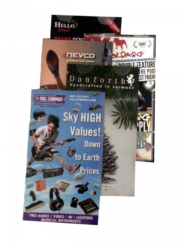 Example of slim-jim catalogs